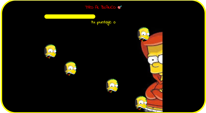 Juego tiro al blanco